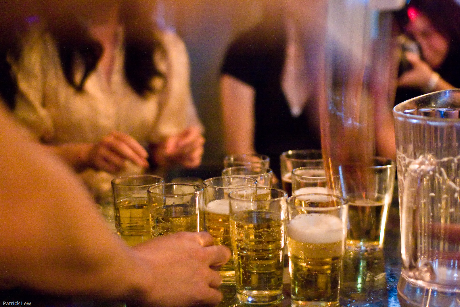 Drinks. Lots of 'em.